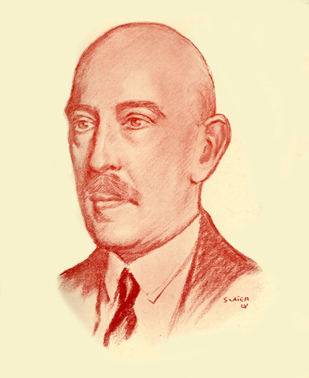 'माननीय। मौरिस बैरिंग', 1928। द्वारा फ्रैंक ई स्लेटर
