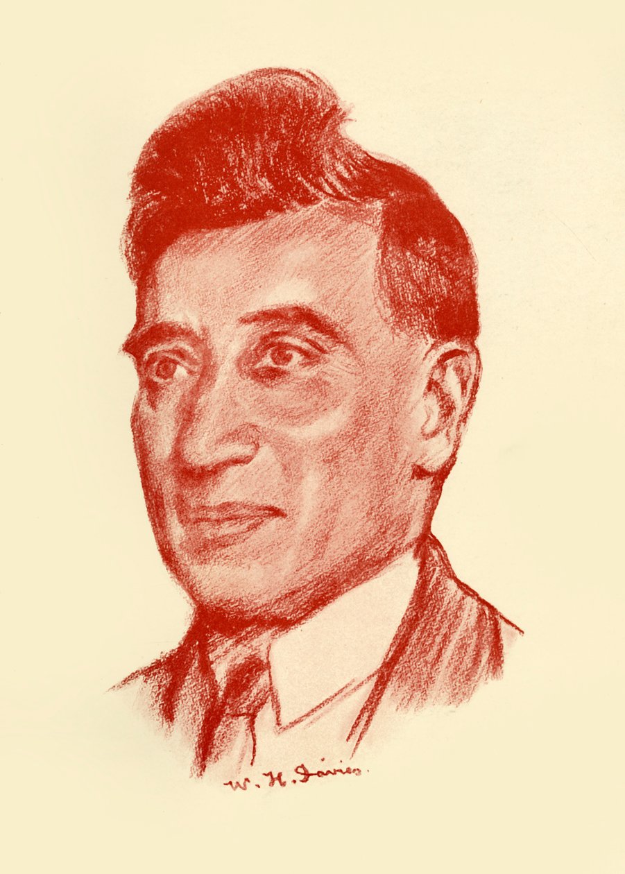 डब्ल्यूएच डेविस, 1928। द्वारा फ्रैंक ई स्लेटर