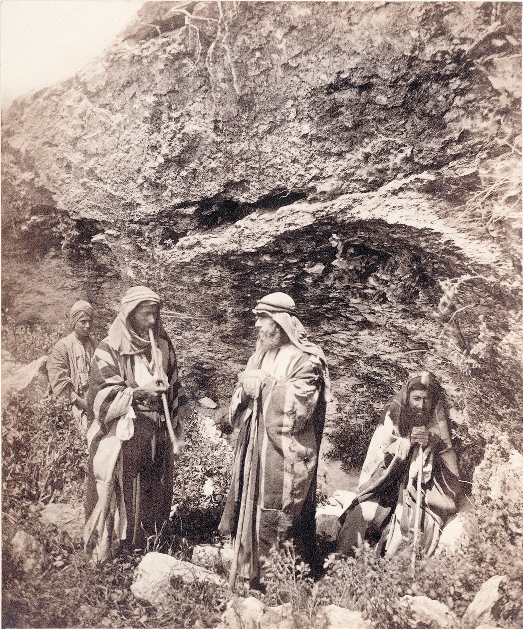 यरूशलेम के क्षेत्र के किसान, c.1866-67 द्वारा फ्रैंक मेसन गुड