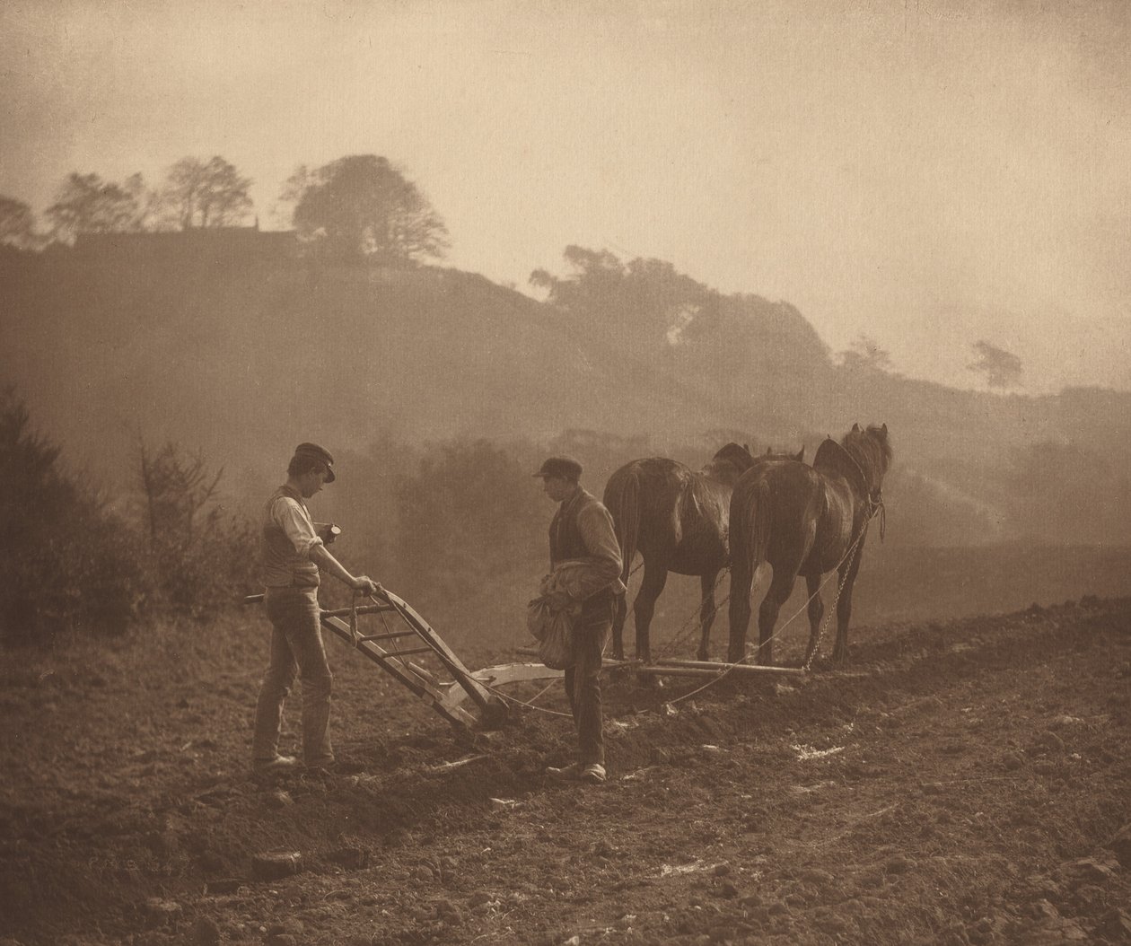 डिनरटाइम, सी। 1890. द्वारा फ्रैंक घास का मैदान। सटक्लिफ