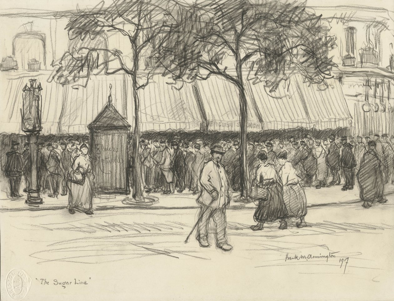 द शुगर लाइन, 1917 द्वारा फ्रैंक मिल्टन आर्मिंगटन