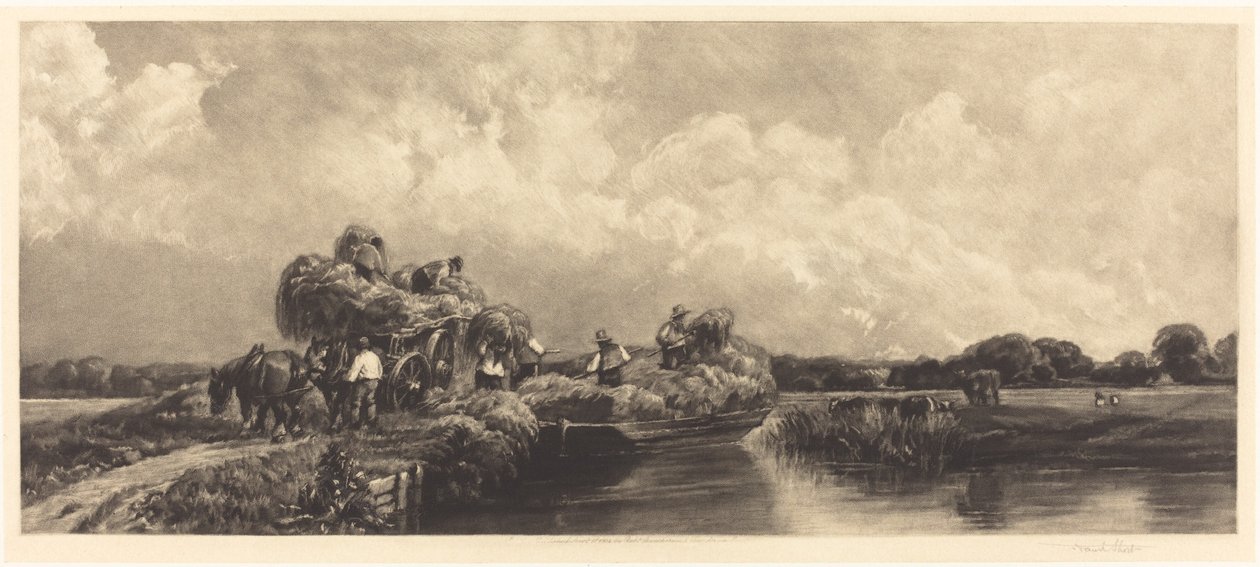 एक रोमन नहर, 1904। द्वारा फ्रैंक शॉर्ट