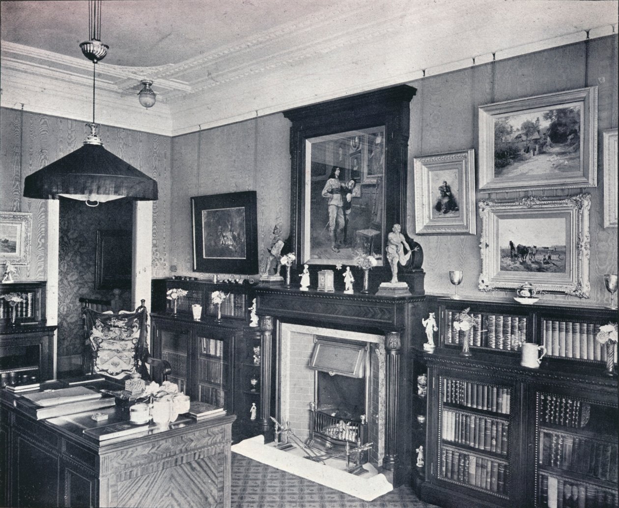कैप्टन हार्वे, हैम्पस्टेड, c1903 की लाइब्रेरी द्वारा फ्रैंक विलियम ब्रुकमैन