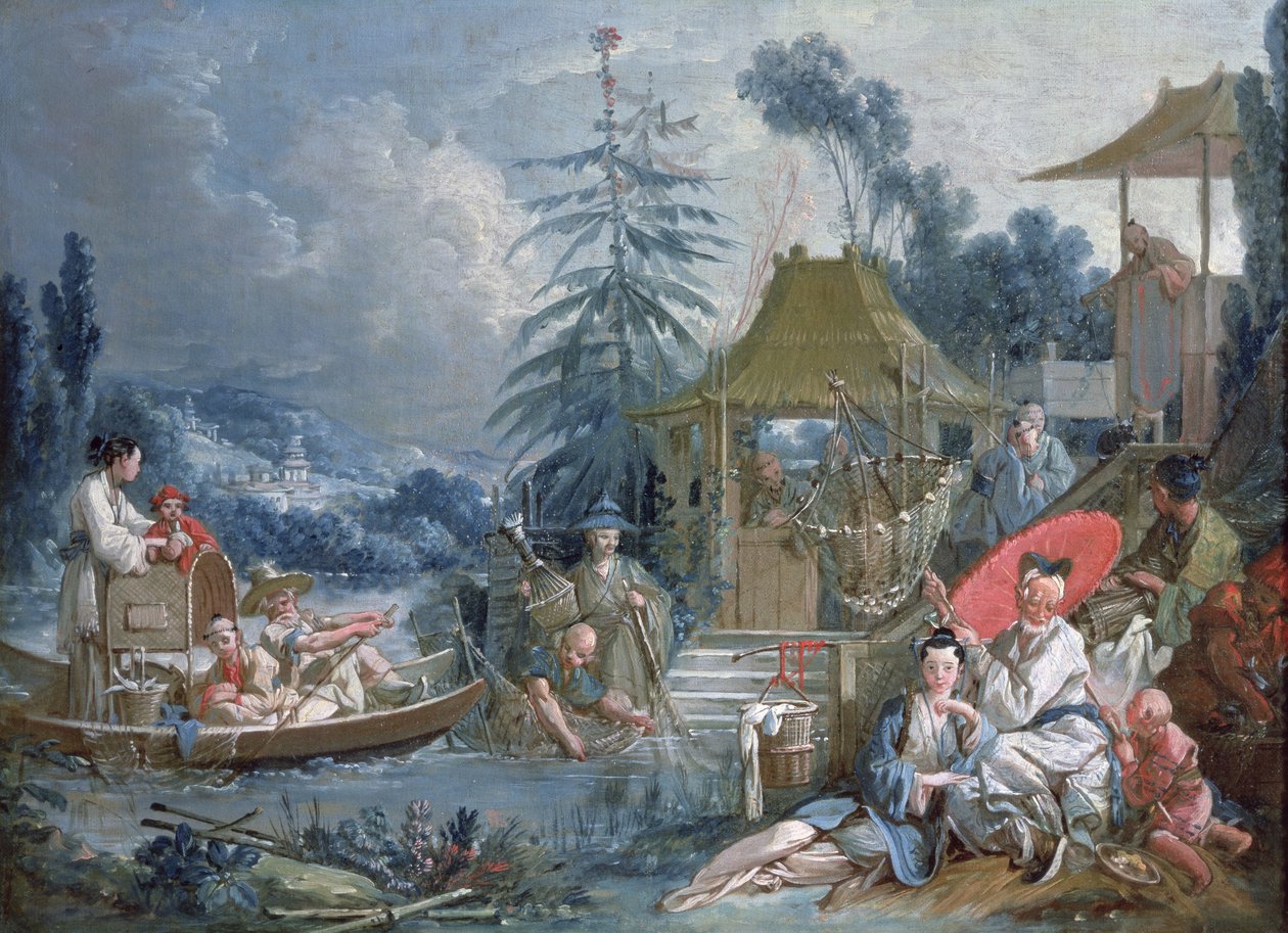 चीनी मछुआरे, c.1742 द्वारा फ्रांकोइस बाउचर