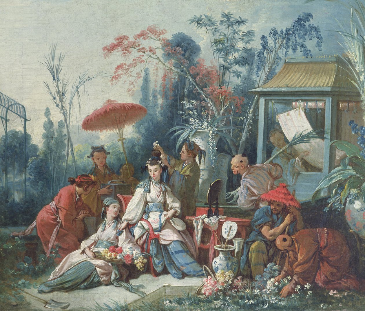 चीनी गार्डन, c.1742 द्वारा फ्रांकोइस बाउचर