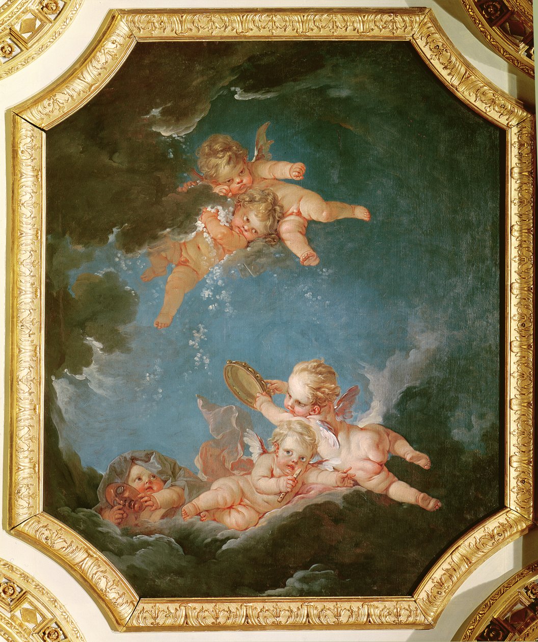 विलेज, सैले डु कॉन्सिल में चार सत्रों की एक श्रृंखला से द्वारा फ्रांकोइस बाउचर