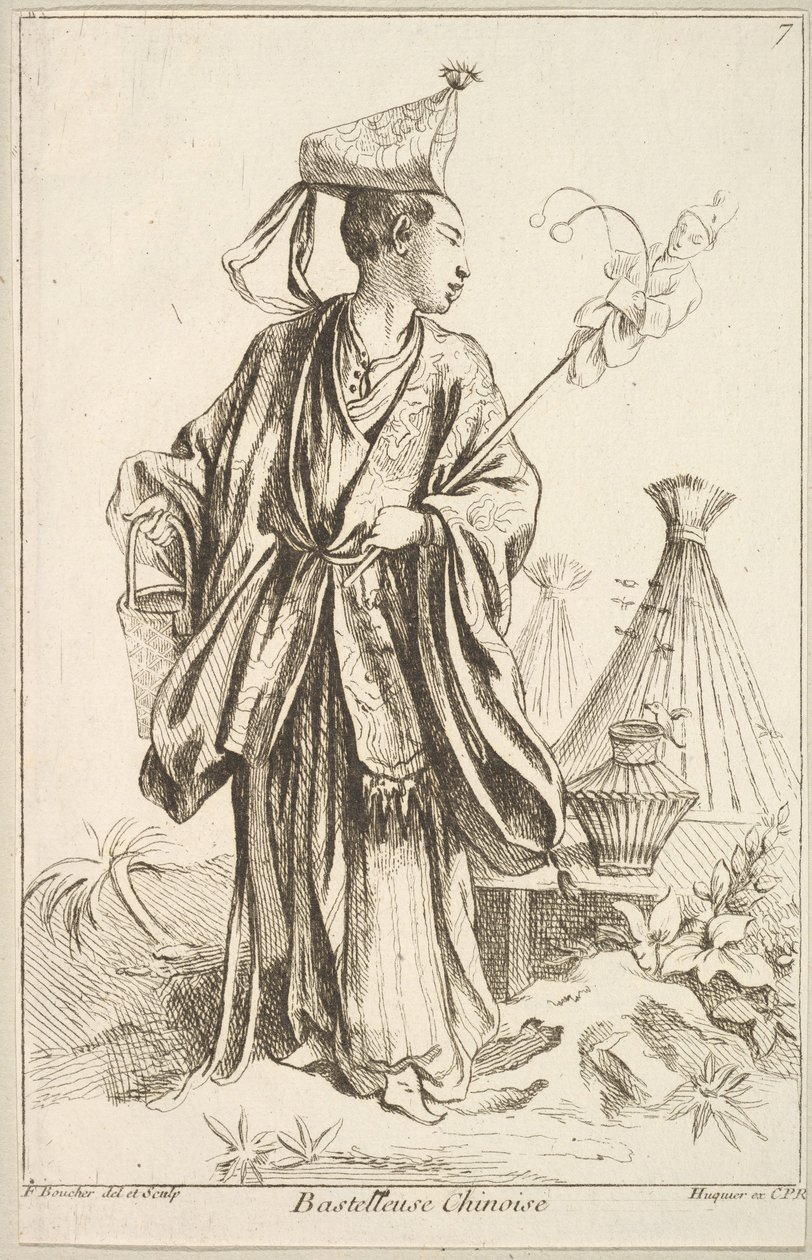 चीनी कलाकार, 1738-45। द्वारा फ्रांकोइस बाउचर