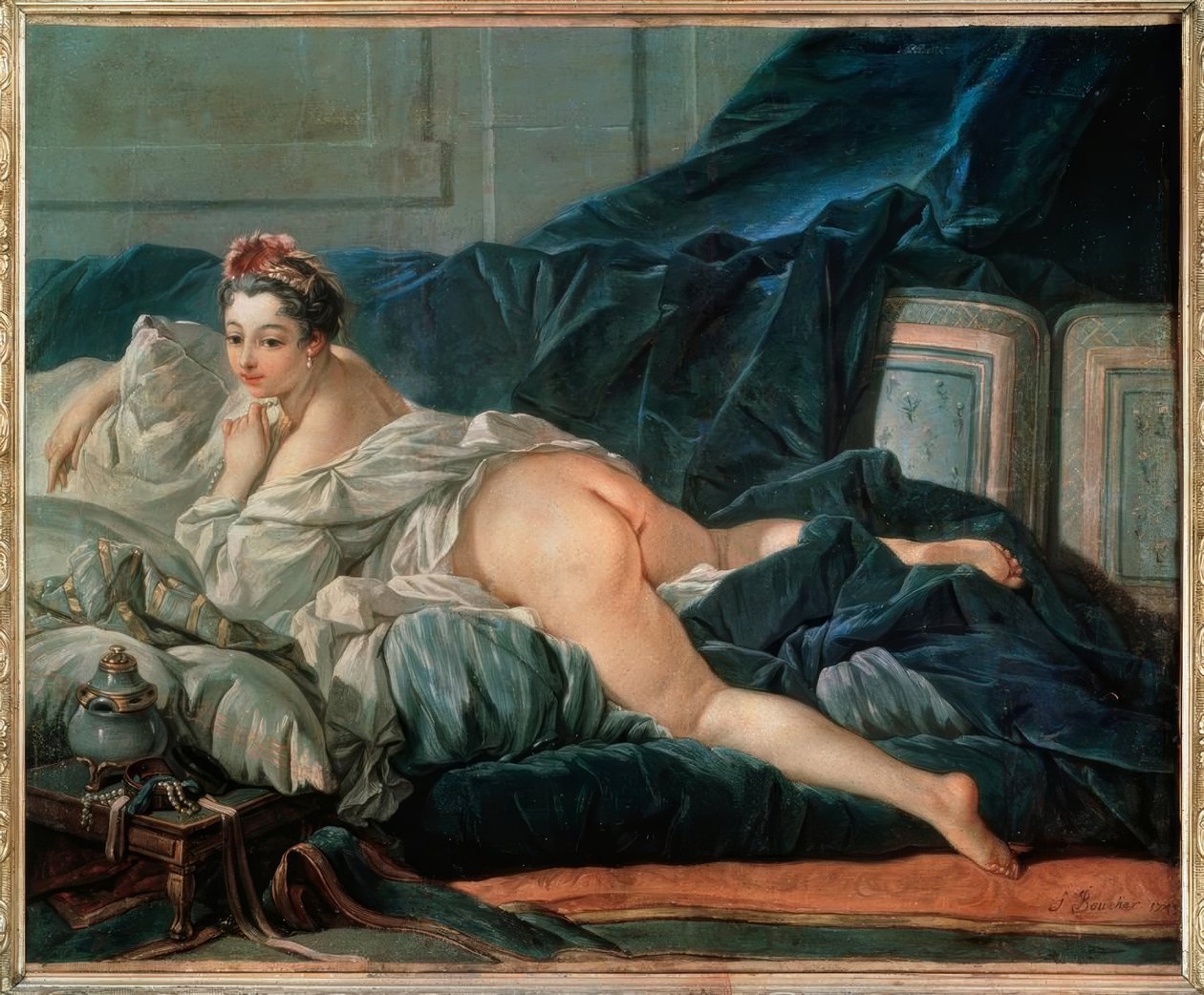 ल odalisque द्वारा फ्रांकोइस बाउचर