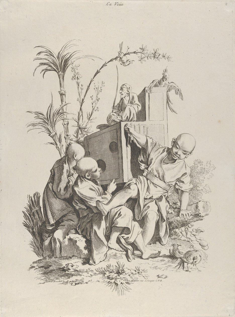 दृष्टि, 1720-70। द्वारा फ्रांकोइस बाउचर