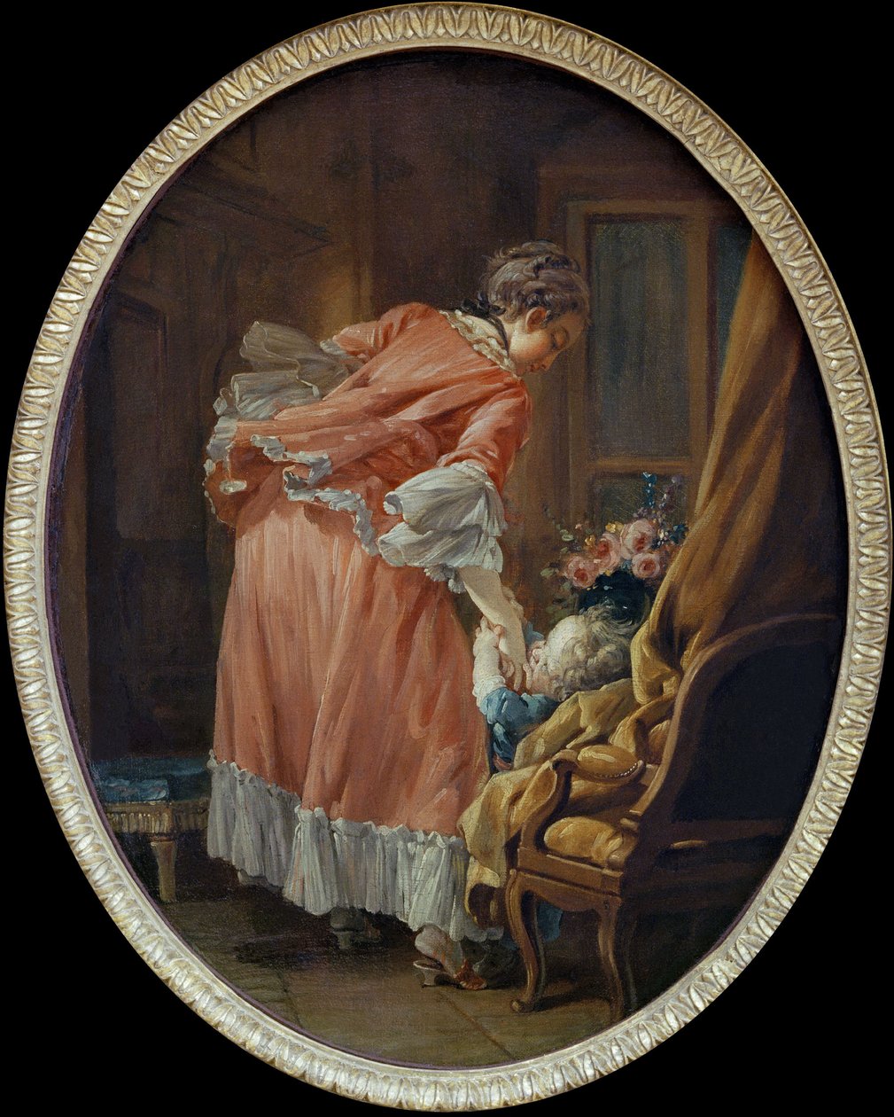 द स्पोल्ड चाइल्ड (L'Enfant गेट) बाउचर द्वारा, फ्रेंकोइस (1703-1770), c. 1740 - कैनवास पर तेल, 52.5x41.5 - कुन्स्थल, कार्लज़ूए द्वारा फ्रांकोइस बाउचर