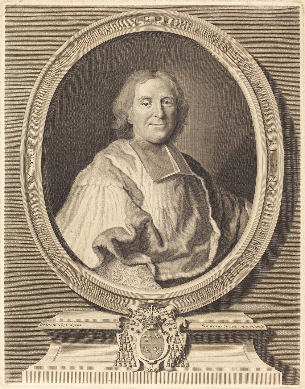 कार्डिनल फ़्ल्यूरी द्वारा फ़्राँस्वा चेरो I Hyacinthe Rigaud . के बाद
