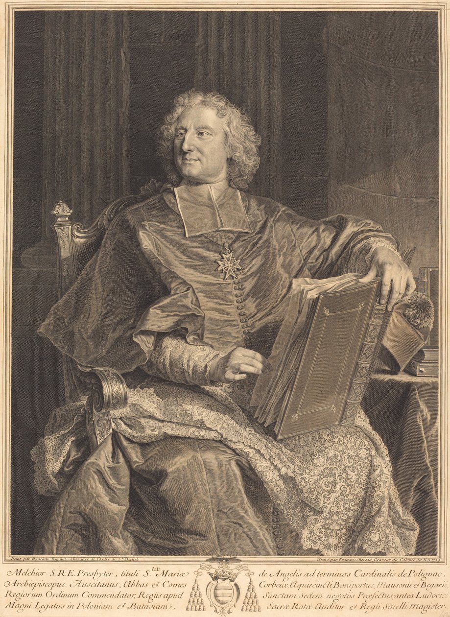 कार्डिनल डी पोलिग्नैक द्वारा फ़्राँस्वा चेरो I Hyacinthe Rigaud . के बाद