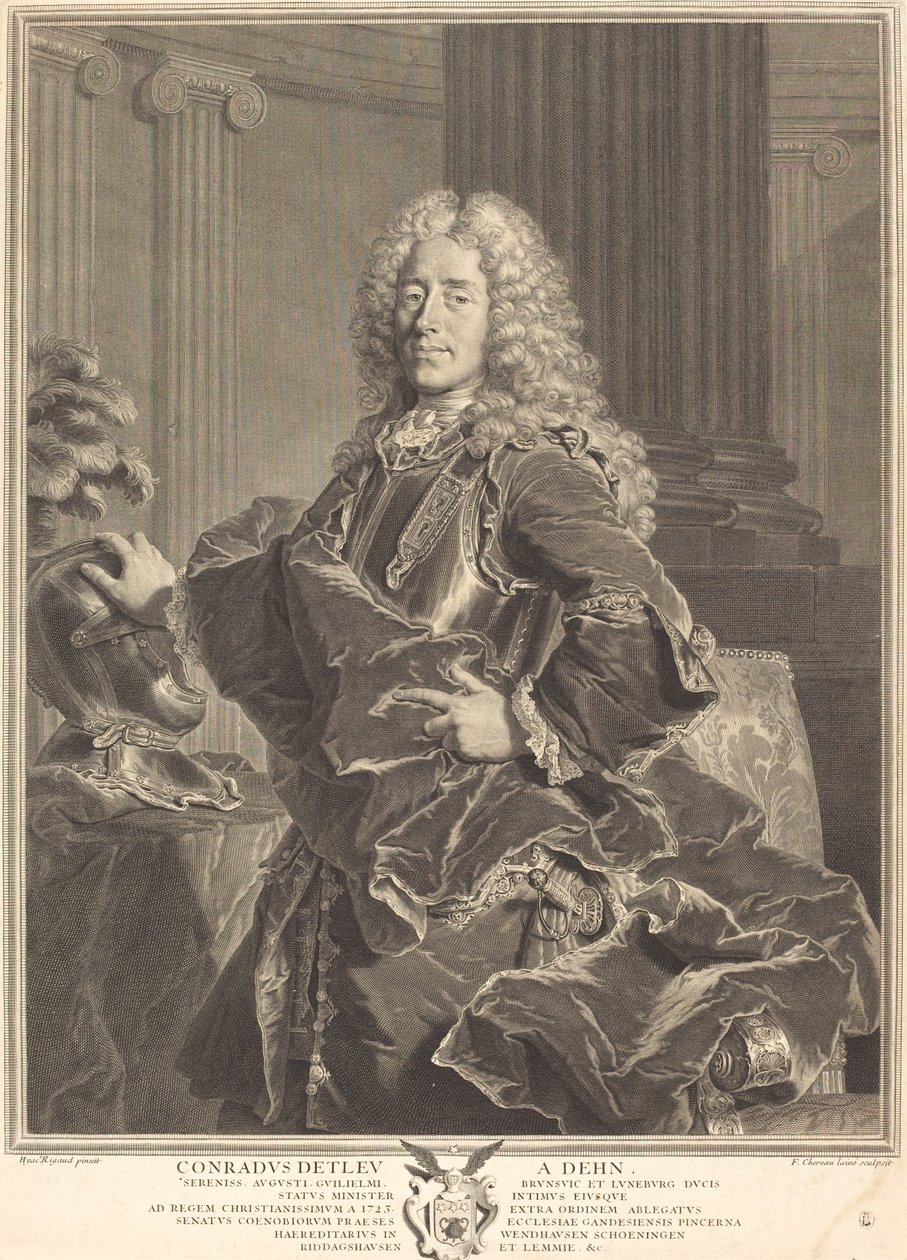 कॉनराड डेटलेउ वॉन डेहन द्वारा फ़्राँस्वा चेरो I Hyacinthe Rigaud . के बाद