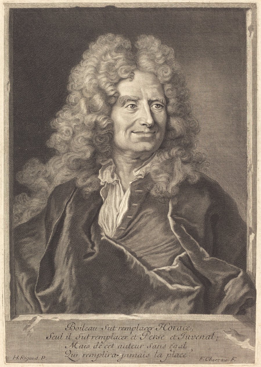 निकोलस बोइल्यू द्वारा फ़्राँस्वा चेरो I Hyacinthe Rigaud . के बाद