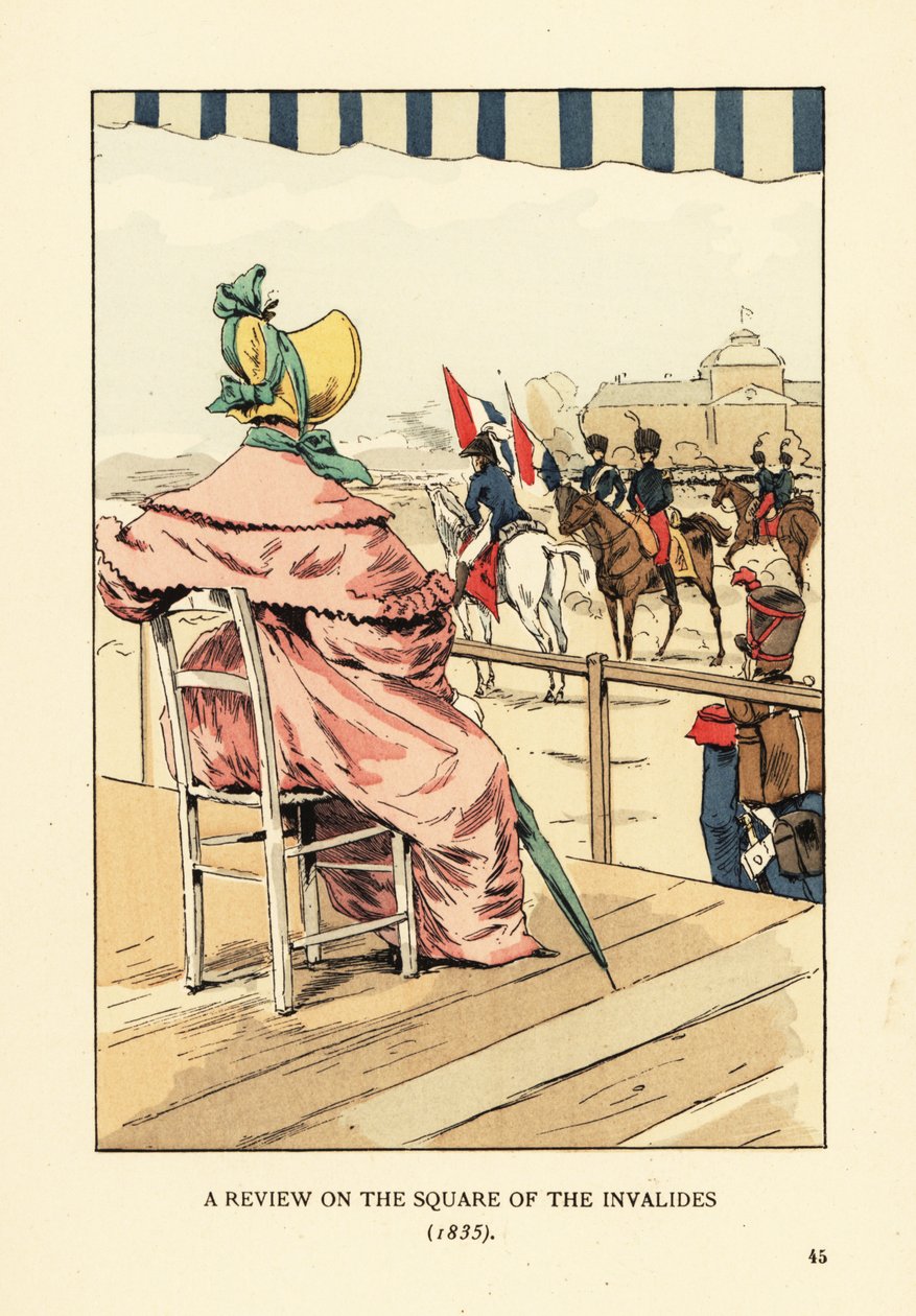 Invalides के स्क्वायर पर एक समीक्षा द्वारा फ्रांकोइस कॉर्बोइन