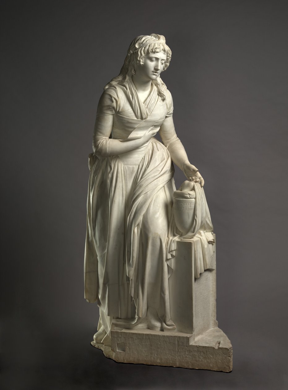 मारकिस डी टूरनी के लिए मौन स्मारक, ..., 1787-1793। द्वारा फ्रांकोइस निकोलस डेलैस्त्रे