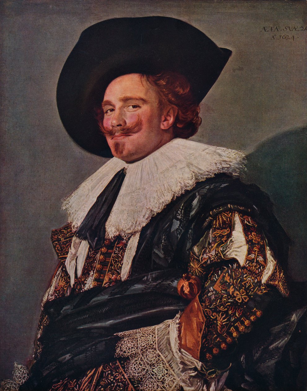 द लाफिंग कैवलियर, 1624 द्वारा फ्राँस हल्स