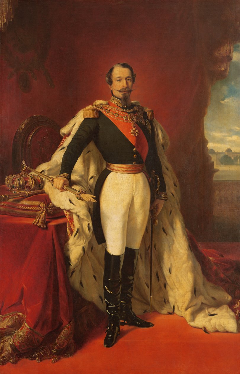 नेपोलियन III का पोर्ट्रेट (1808-73) फ्रांस का सम्राट द्वारा फ्रांज जेवियर विंटरहेल्टर