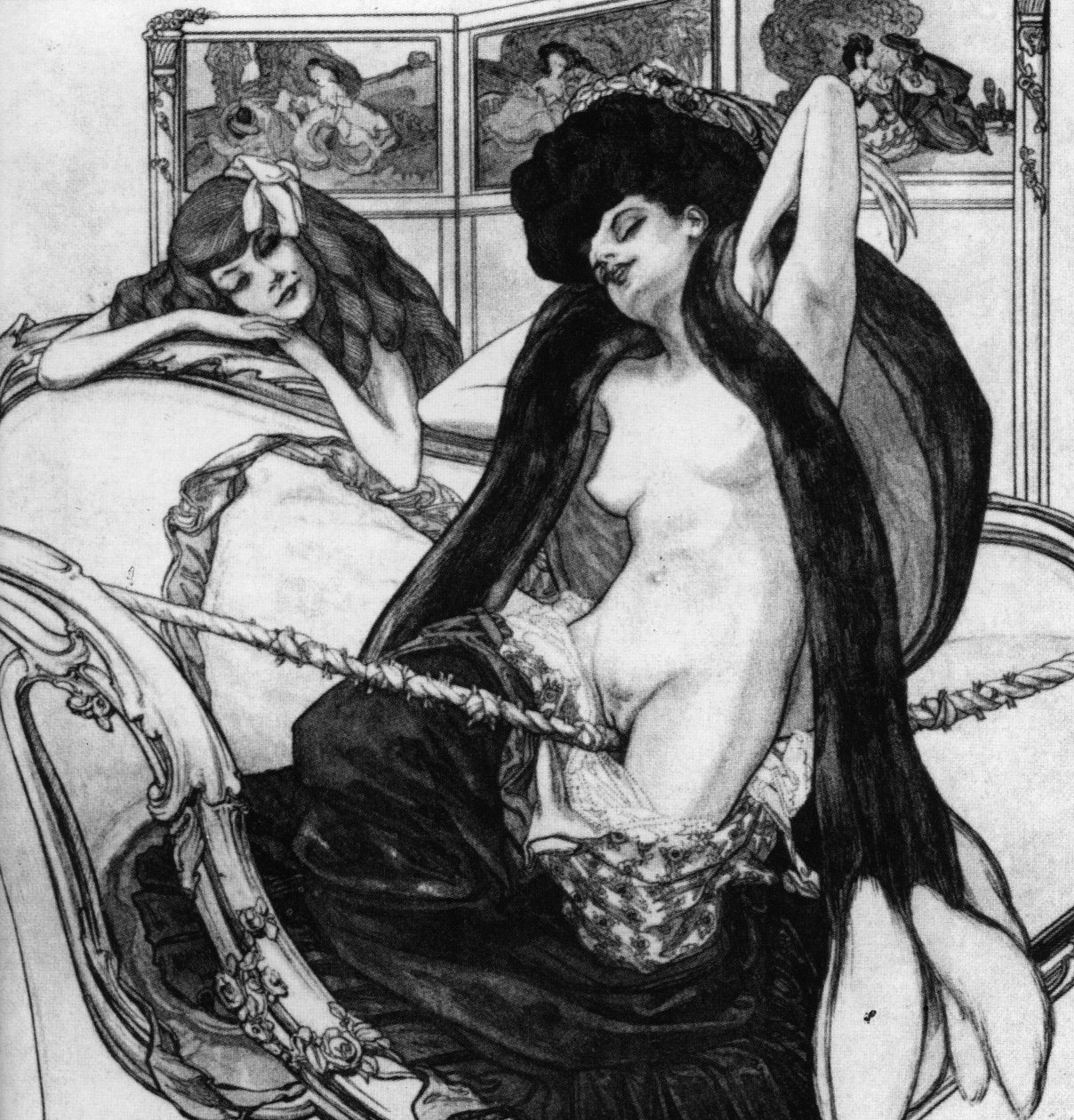 प्रेम चित्र: Aphrodite.n का बगीचा द्वारा फ्रांज वॉन बायोस