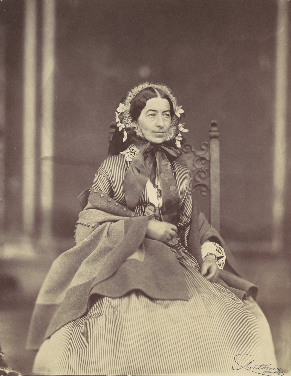 एलिज़ाबेथ हाउसमैन, 1850-60 के दशक। द्वारा फ्रांज एंटोनी