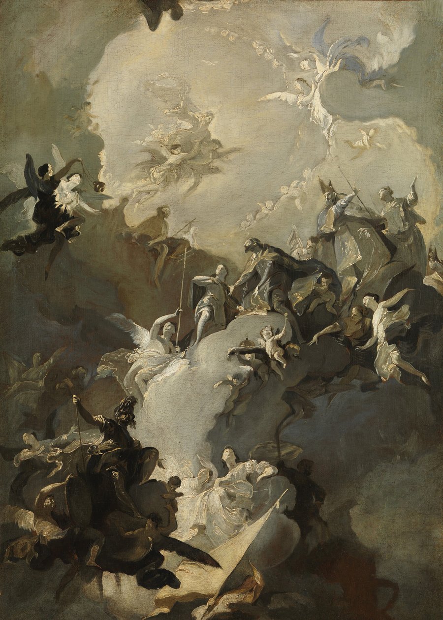 रॉयल हंगेरियन संन्यासी का गौरव, ca. 1772-1773। द्वारा फ्रांज एंटोन मौलबर्ट्सच