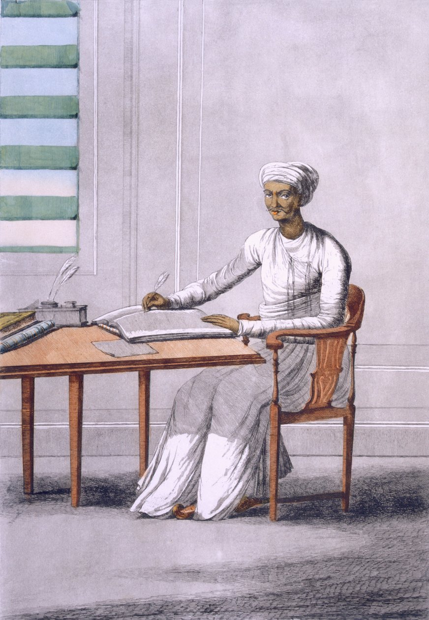 एक कास्टो लिपिक, पब। 1808-12। द्वारा फ्रांज बल्थजार सोल्विनस