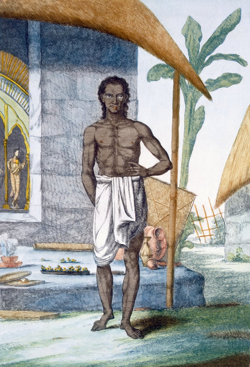 एक चित्रकार और मूर्तिकार, &39;द हिंदू, या उनके शिष्टाचार, वेशभूषा और समारोह&39; का विवरण, c.1808-12 (रंगीन नक़्क़ाशी) द्वारा फ्रांज बल्थजार सोल्विनस