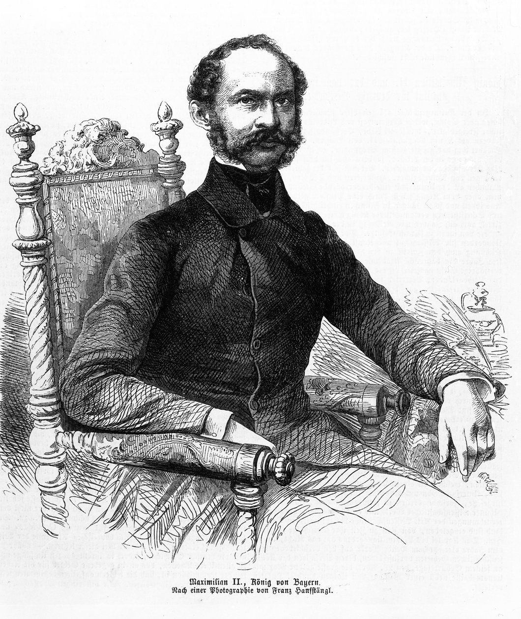 मैक्सिमिलियन II (1811-64), बवेरिया का राजा द्वारा फ्रांज हनफस्तांगल