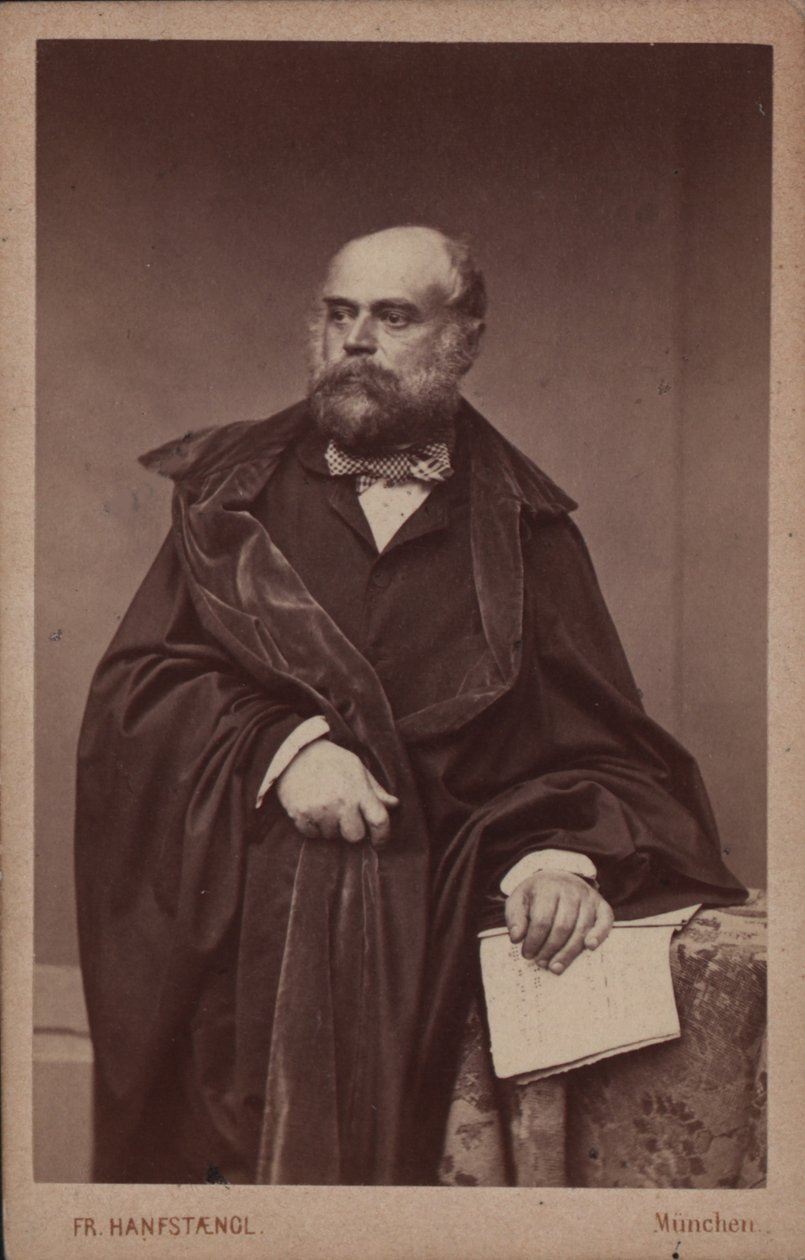 पियानोवादक और संगीतकार एडॉल्फ वॉन हेंसेल्ट का पोर्ट्रेट 1814-1889, सीए 1860। द्वारा फ्रांज हनफस्तांगल