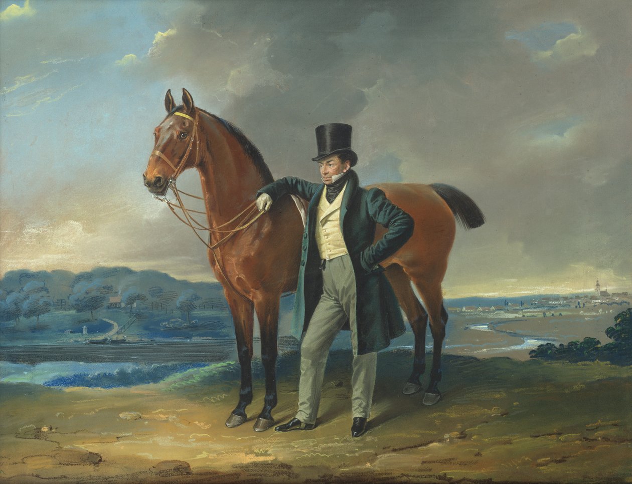 विल्हेम क्रिस्चियन बेनेके वॉन ग्रॉड्ज़बर्ग, 1828 (कैनवास पर पेस्टल कैनवास पर रखा गया) द्वारा फ्रांज क्रूगर