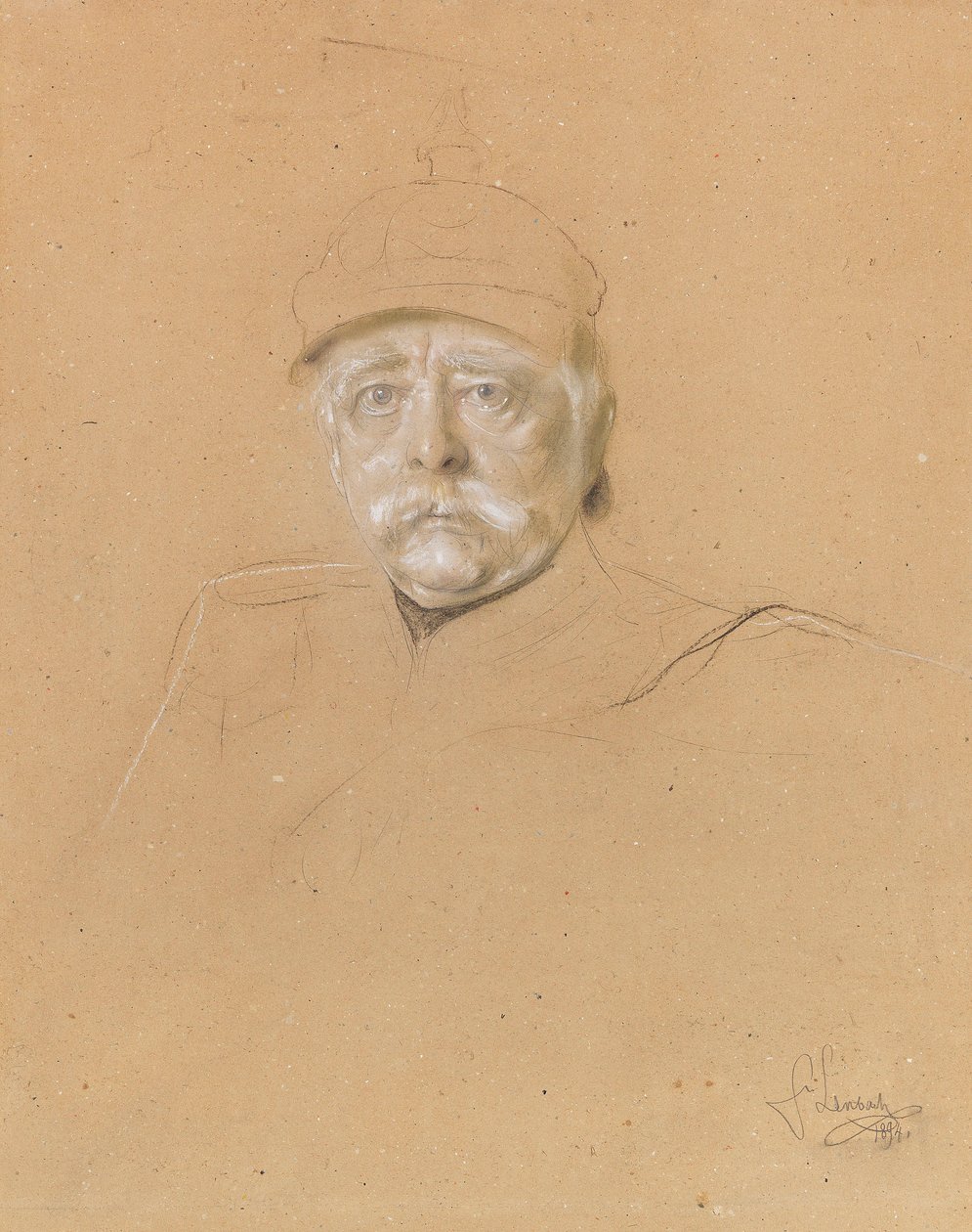 ओटो वॉन बिस्मार्क का पोर्ट्रेट 1815-1898, 1894। द्वारा फ्रांज वॉन लेनबैक