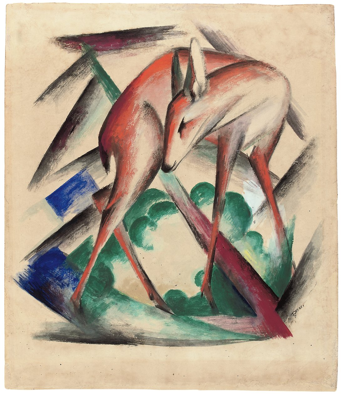 हिरण, 1912 द्वारा फ्रांज मार्क