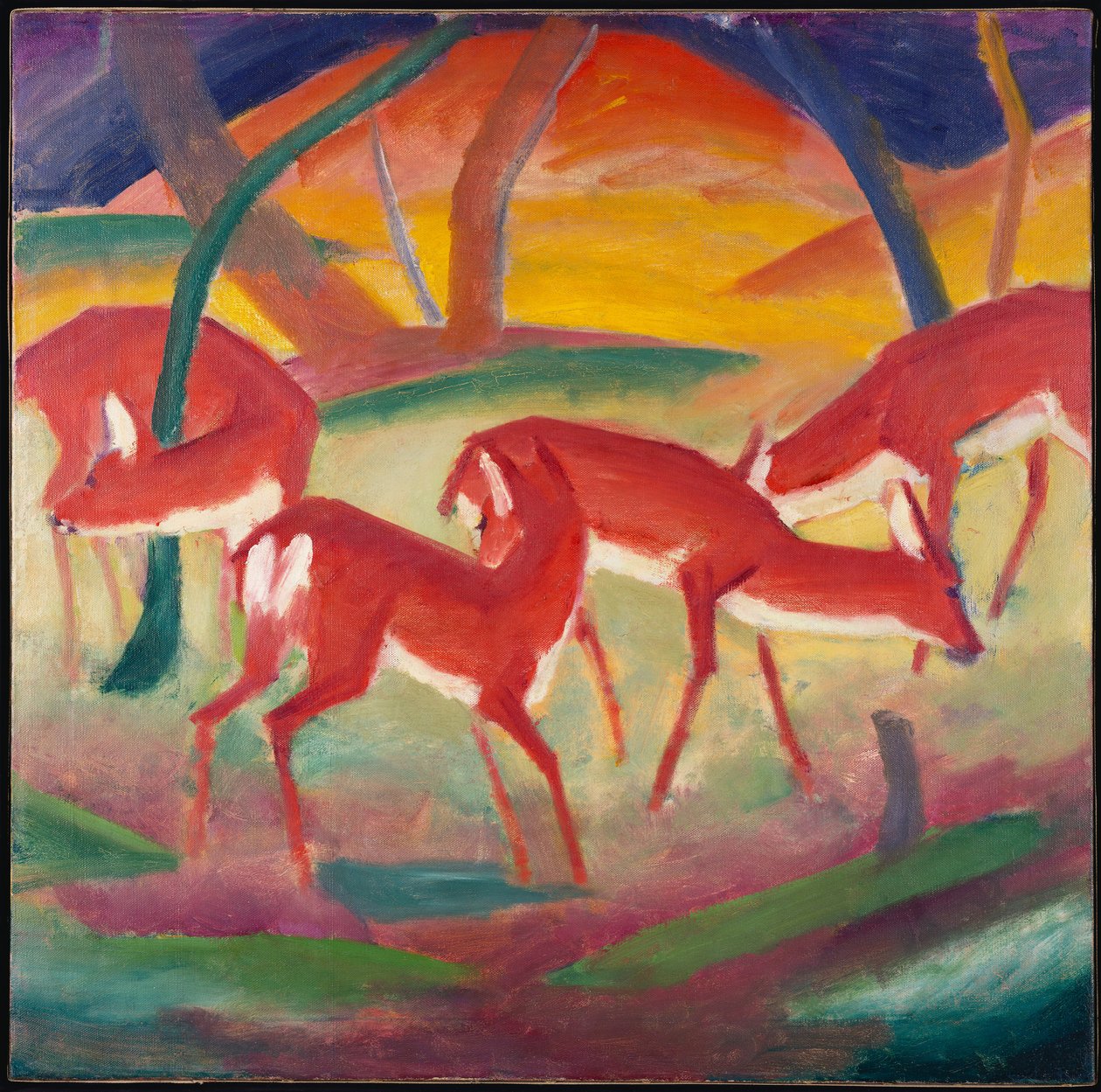 रेड डियर 1, 1910 द्वारा फ्रांज मार्क
