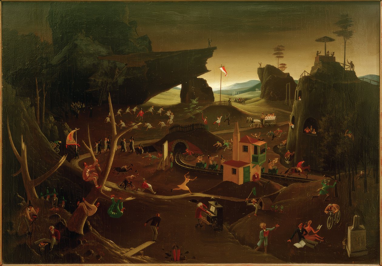F.Sedlacek, लैंडस्केप द्वारा फ्रांज सेडलस्क