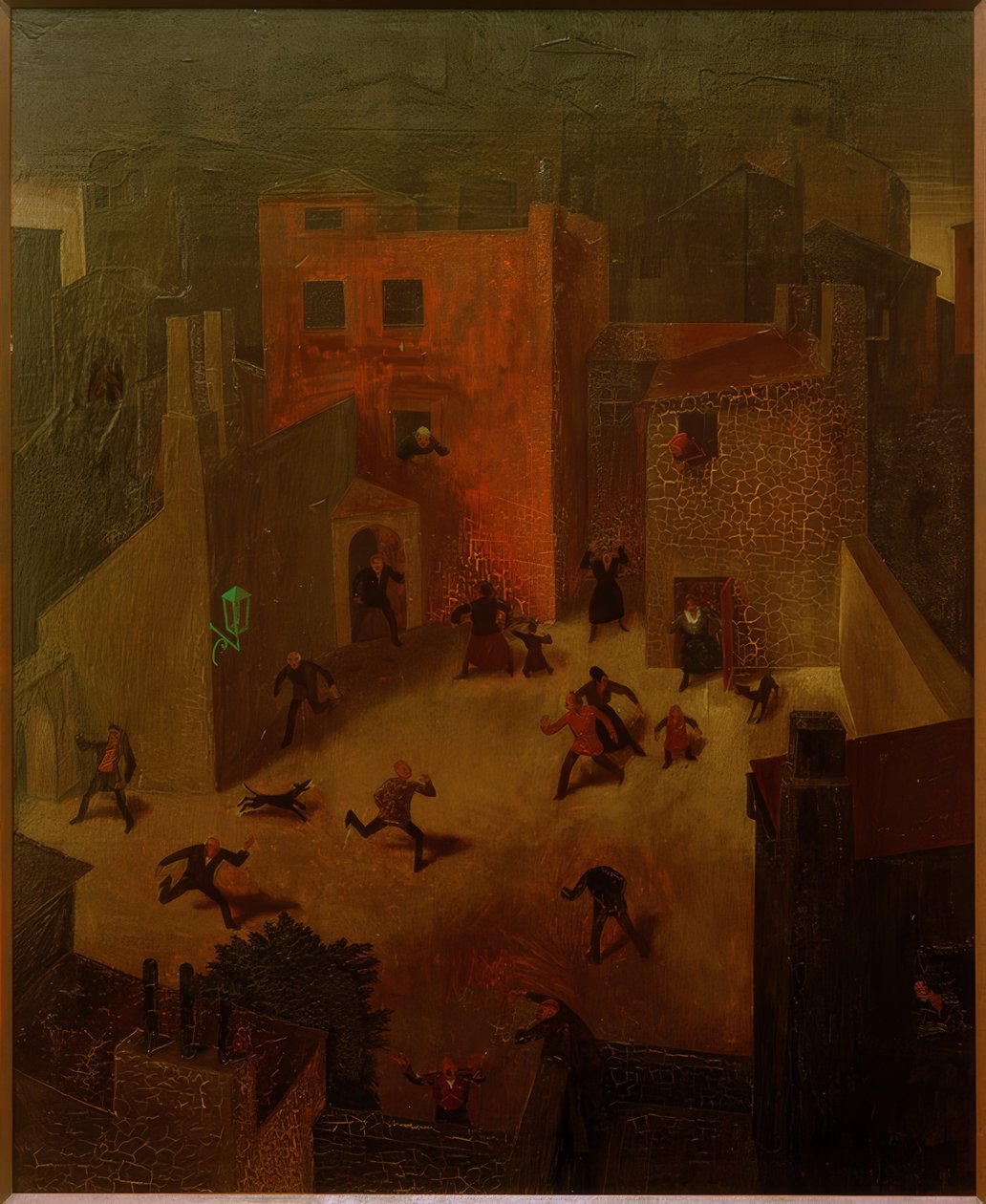 F.Sedlacek, cityscape द्वारा फ्रांज सेडलस्क