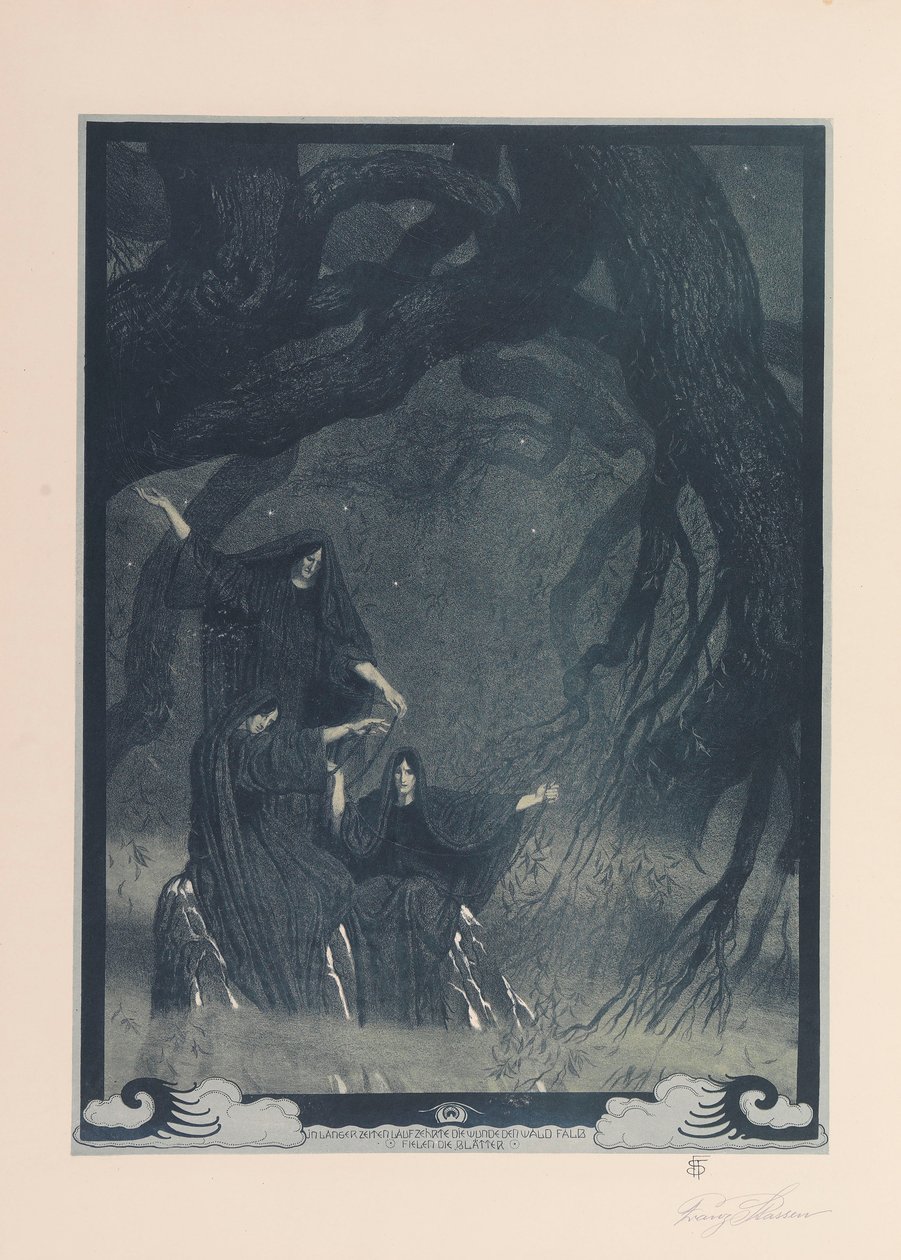 निबेलुंग की अंगूठी, 1914। द्वारा फ्रांज स्टैसन
