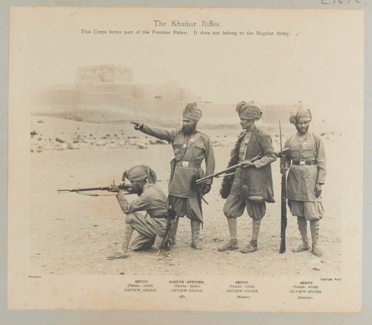 खैबर राइफल्स, 1900 सर्का द्वारा फ्रेड ब्रेमर