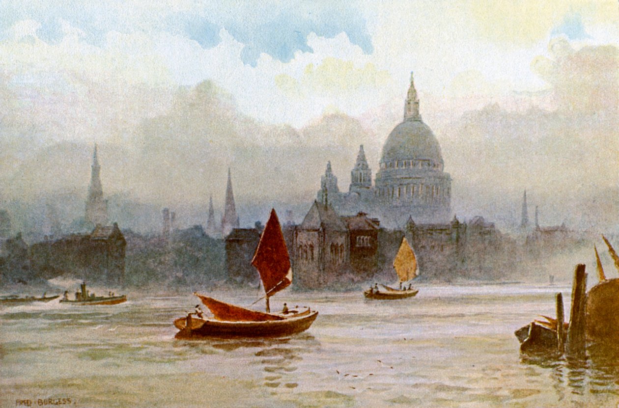 टेम्स, 1902-1903 द्वारा फ्रेड बर्गेस
