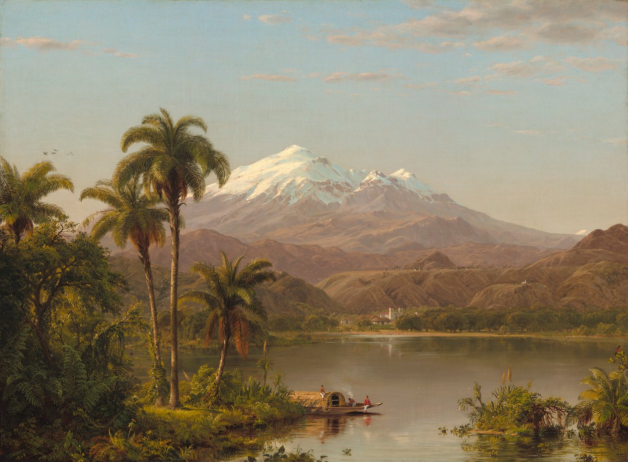 तमका पलम्स, 1854 द्वारा फ्रेडरिक एडविन चर्च