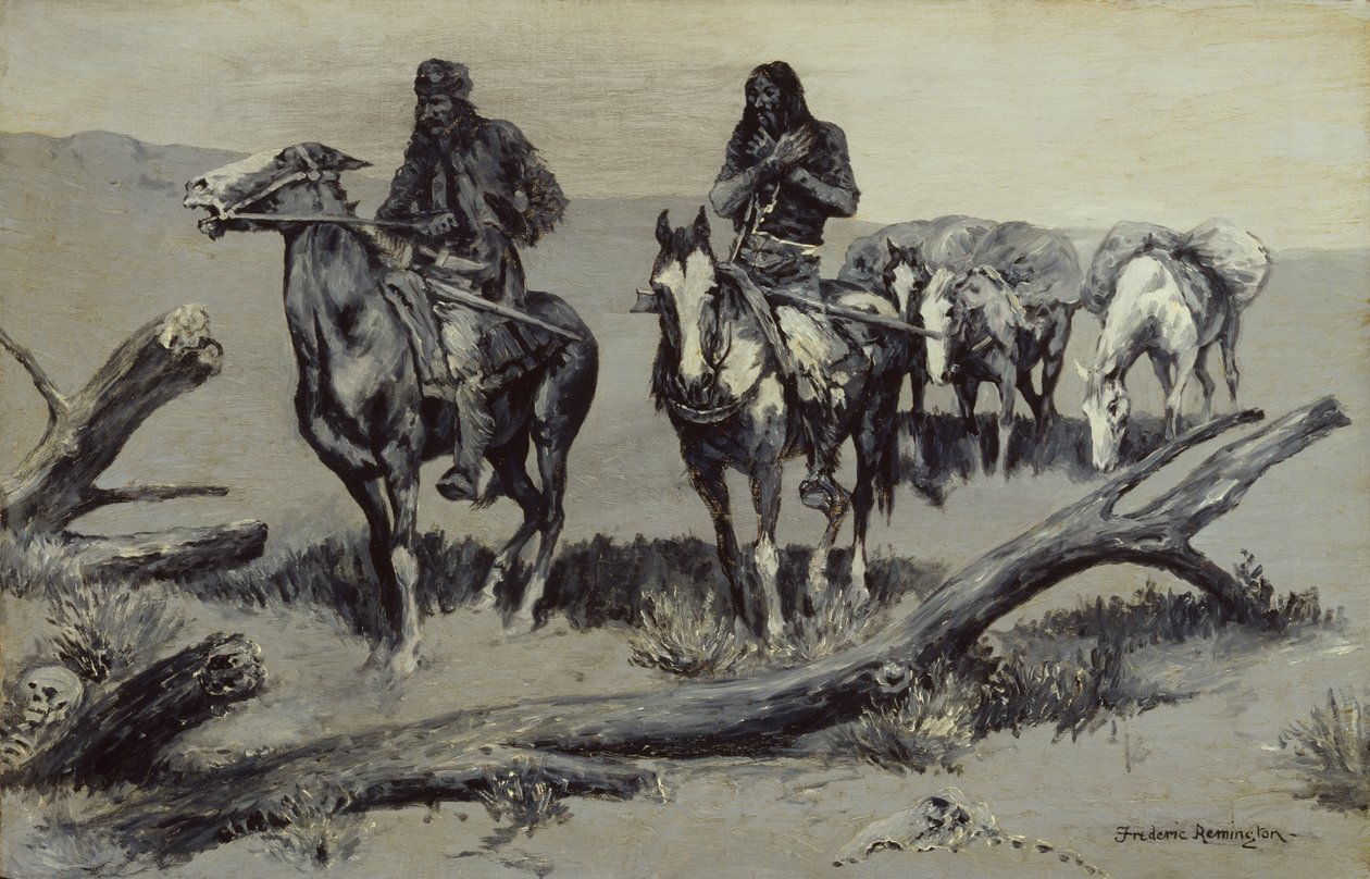 डेड मेन (द डिस्कवरी), 1908 द्वारा फ्रेडरिक रेमिंगटन