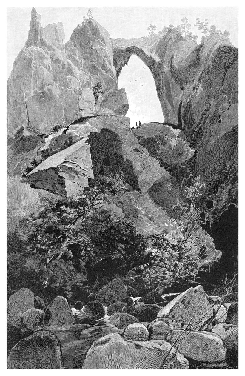 कार्लोटा आर्क, जेनोलान गुफाएं, न्यू साउथ वेल्स, ऑस्ट्रेलिया, 1886। द्वारा फ्रेडरिक बी