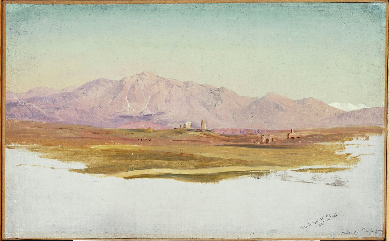 मोंटे गीनारो, सबाइन पर्वत, 1869 द्वारा फ्रेडरिक एडविन चर्च