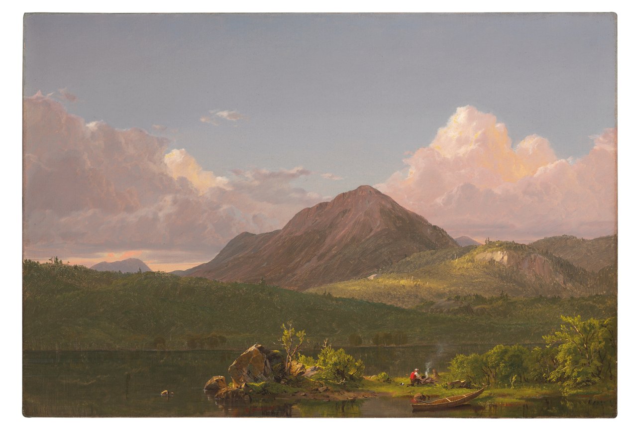 माउंट डेजर्ट द्वीप पर माउंट न्यूपोर्ट, c.1851-53 द्वारा फ्रेडरिक एडविन चर्च
