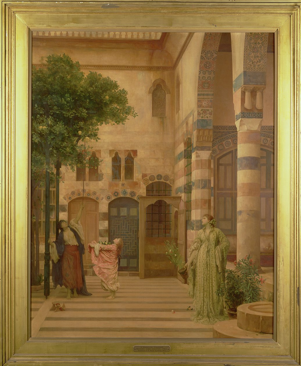 ओल्ड दमिश्क: यहूदी का क्वार्टर या सभा नींबू, c.1873-1874 द्वारा फ्रेडरिक लीटन