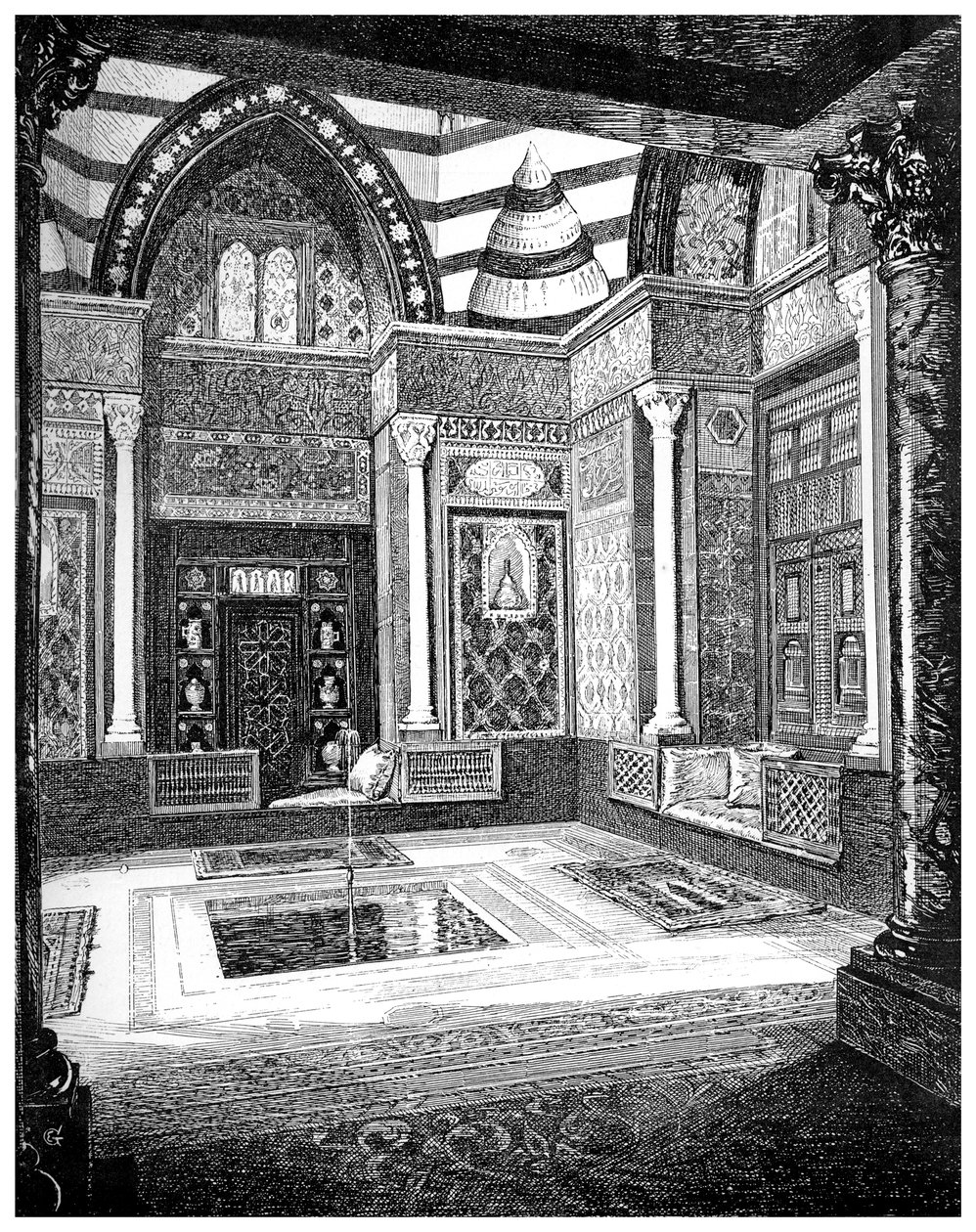 अरब हॉल, c1880-1882 द्वारा फ्रेडरिक लीटन