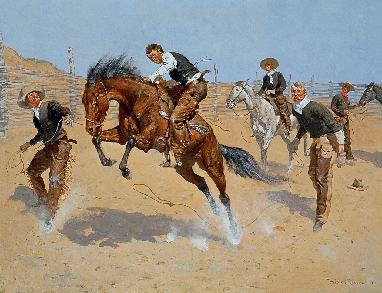 टर्न हिम लूज़, बिल, c.1893 (कैनवास पर तेल) द्वारा फ्रेडरिक रेमिंगटन