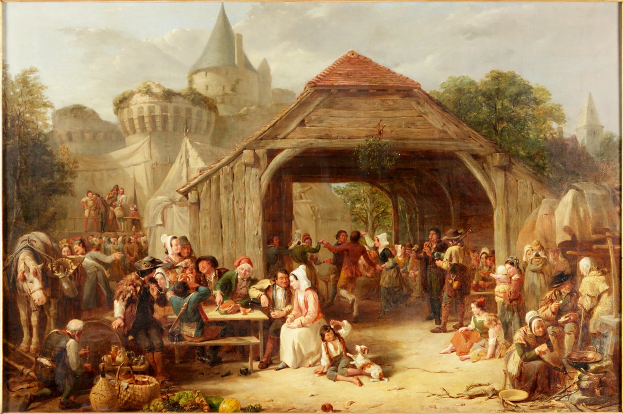 मेरीमेकिंग, 1841 द्वारा फ्रेडरिक गुडॉल