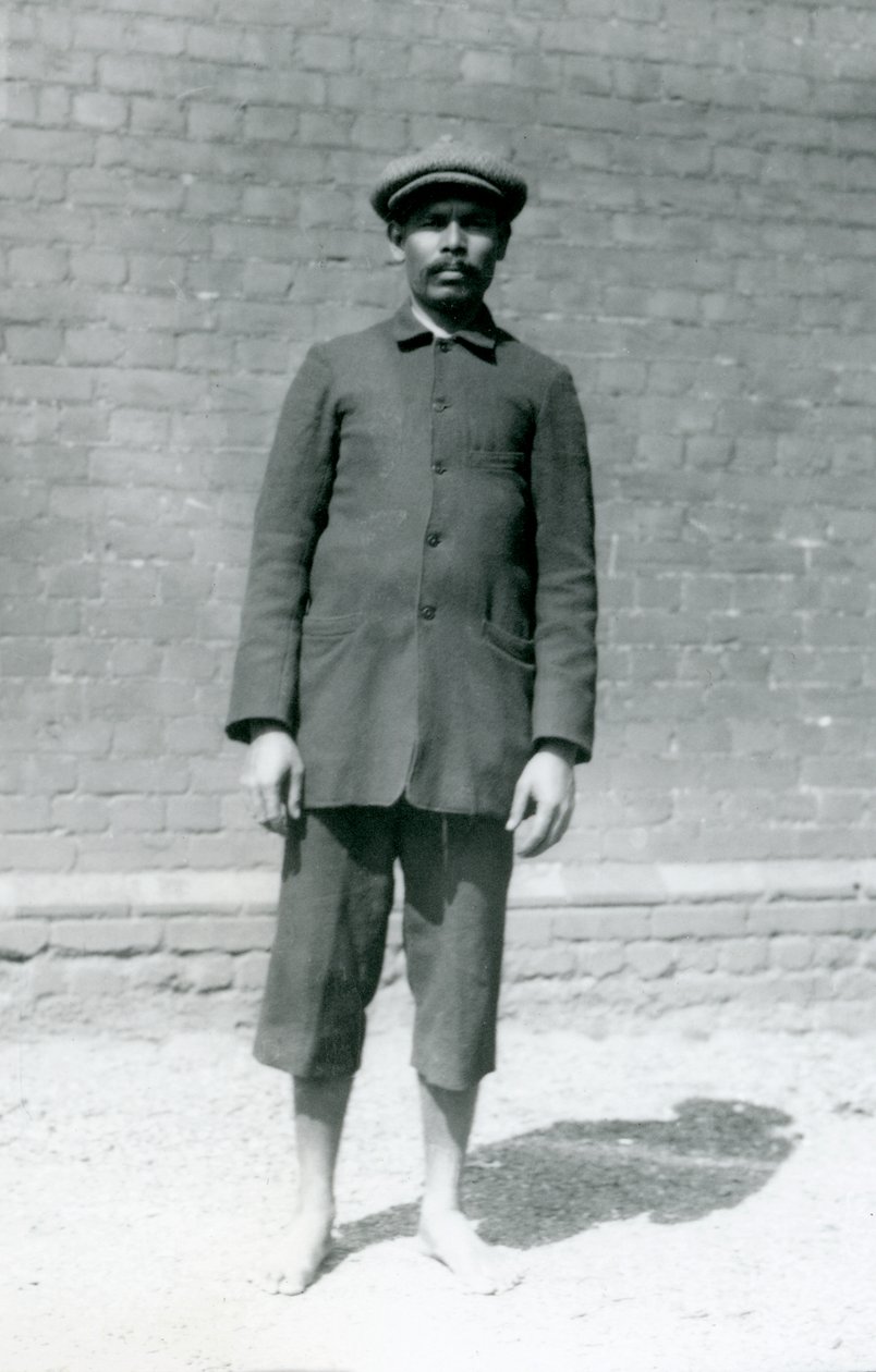 सैयद अली, लंदन चिड़ियाघर, जून 1926 का चित्र द्वारा फ्रेडरिक विलियम बॉन्ड