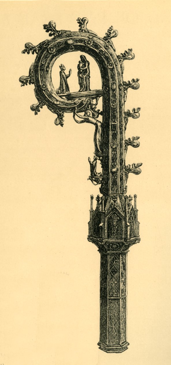 रिचेनाउ क्रोज़ियर, 1351, 1881। द्वारा फ्रेडरिक अल्बर्ट स्लोकोम्ब