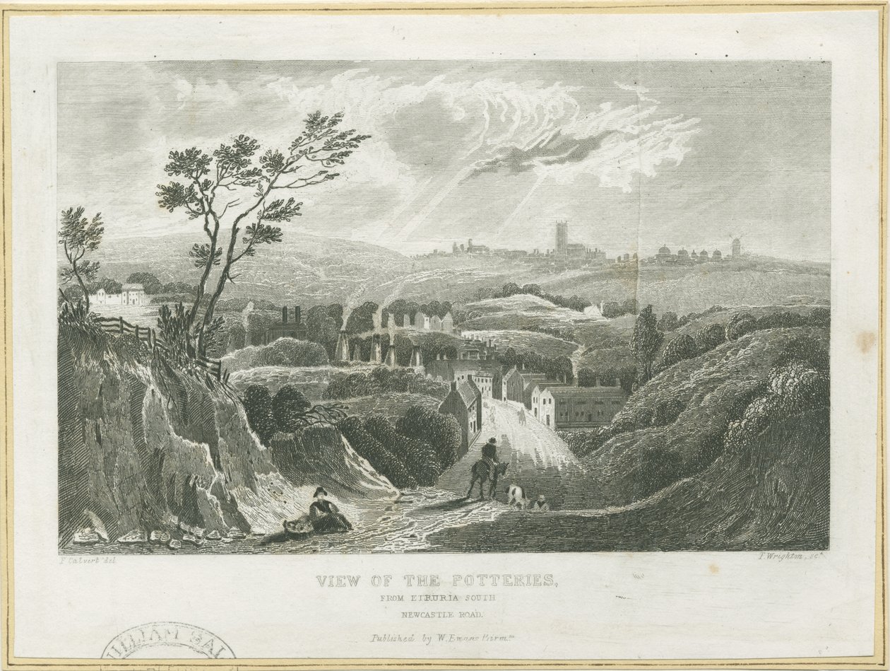 बर्सलेम - कुम्हारों का दृश्य: उत्कीर्णन, nd [c 1830s] द्वारा फ्रेडरिक कैलवर्ट